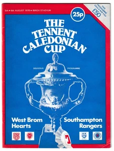 W.B.A, Southampton, Hearts & Rangers 1978/79 Tennent Caledonian Cup Tournament - Picture 1 of 1