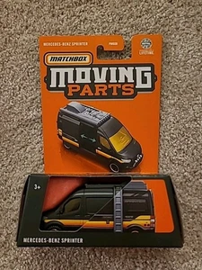 Matchbox MERCEDES-BENZ SPRINTER CAMPER VAN Moving Parts - BLACK New - Picture 1 of 2
