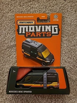 Matchbox MERCEDES-BENZ SPRINTER CAMPER VAN Moving Parts - BLACK New - Image 1 of 2