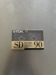 NUEVO TDK SD 90 IEC II / Tipo II Cinta de Cassette SELLADA OEM NOS Hecho en Japón Alta Res - Imagen 1 de 2