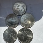 2004 P State Quarter 5 Coin Set 25 Cents Collectible