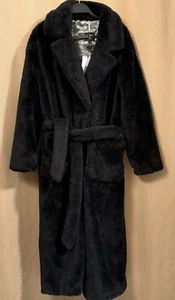 Abrigo envolvente de piel sintética negro L/XL Alesandra $348 UGG para mujer - Imagen 1 de 14