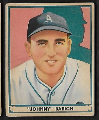 1941 PLAY BALL BASEBALL CARD #40 JOHN JOHNNY BABICH  EX - Image 1 of 2