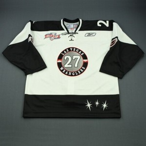2011-12 Joe Schiller Las Vegas Wranglers Game Issued ECHL Jersey Kelly Cup Final