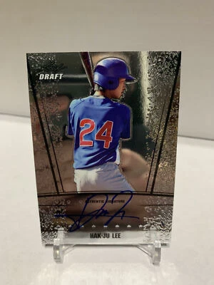 2011 Leaf Metal Draft #HL1 Hak-Ju Lee Autograph AUTO Rookie RC - Image 1 of 2