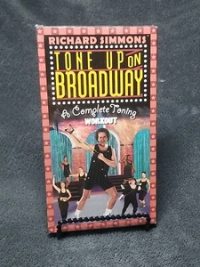 Richard Simmons Tone Up on Broadway (VHS, 2000) A Complete Toning Workout - NEW - Picture 1 of 2