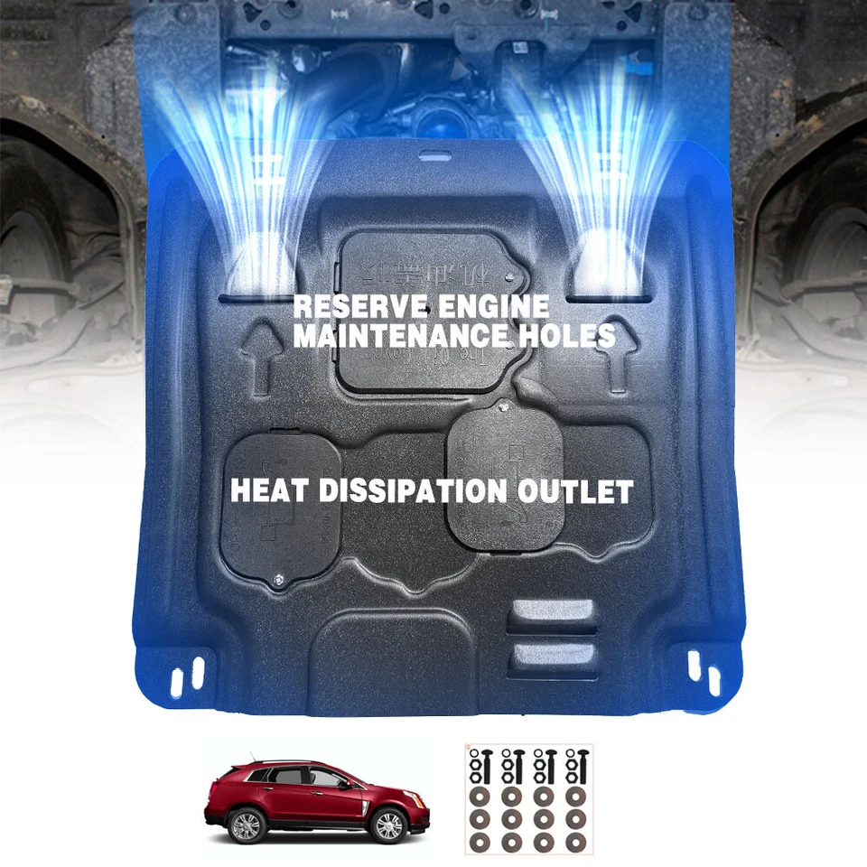 For 2010-2016 Cadillac SRX Engine Under Cover Front Splash Shields - Image 1 of 4