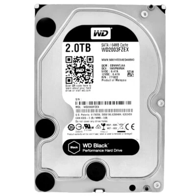 Western Digital Black 2TB WD2003FZEX 7200U/min 64MB Sata III 3,5'' Zoll - Bild 1 von 4