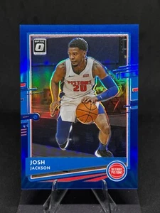 Josh Jackson 2020-21 Panini Donruss Optic #74 Blue Prizm /59 Detroit Pistons - Bild 1 von 2