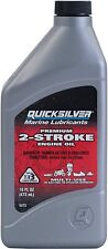 Quicksilver Premium 2 Stroke Engine Oil Multi Use 16 Fl Oz