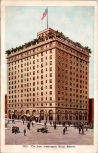 Postcard 1117  The New Washington Hotel Seattle - Picture 1 of 2
