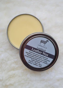 Leather Wax for Wallets Purse & Jackets by Lambland Leather Care & Cleaning - Picture 1 of 2