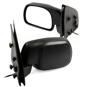 MIROZO Black Power Heated Mirrors Fits For 1999-2007 Ford F-250 RH+LH Side - Picture 1 of 9