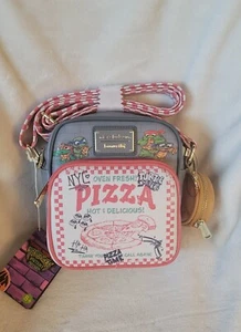 Loungefly Teenage Mutant Ninja Turtles Pizza Box Crossbody Bag - Picture 1 of 10