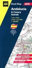 Andalucia and Canary Isles (AA Road Map Spain &... by Portugal Sheet map, folded