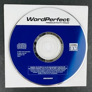Corel WordPerfect Productivity Pack CD ROM PC Game Windows Software - Picture 1 of 1
