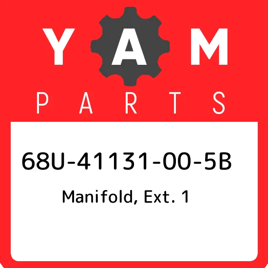 68U-41131-00-5B Yamaha Manifold, ext. 1 68U41131005B, New Genuine OEM Part - Image 1 of 1