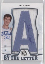 2013-14 SP Authentic By the Letter Auto /75 Swen Nater #BL-SN Auto