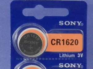SONY  CR1620  LITHIUM 3V  BATTERY  1Pc - Picture 1 of 2
