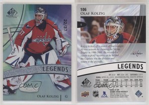 2020-21 Upper Deck SP Game Used Legends /37 Olaf Kolzig #106