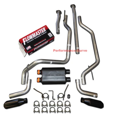 Fits 09-20 Toyota Tundra Performance Dual Exhaust Kit - Flowmaster Super 40 - Image 1 of 2