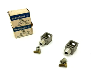 Lot of 2 New Westinghouse T225LA Terminal Lugs, Single #6 350 MCM CU - Picture 1 of 4