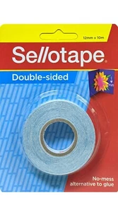 Sellotape Double Sided Tape 12mm x 10m Acid Free White 960600 - Picture 1 of 3
