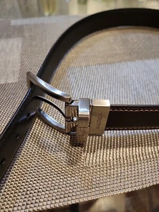 Nautica dark brown belt syn leather youth size 28/70 - Picture 1 of 2