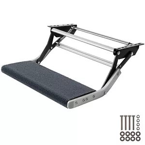 RV Camper Steps Single Drop Down Steps One-Hand Expand/Collapse Manual RV Stairs - Zdjęcie 1 z 11