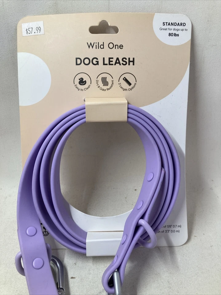Wild One Adjustable Dog Leash Purple, Standard (N) - Image 1 of 1