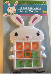 White Bunny Tic Tac Toe Game - Picture 1 of 1