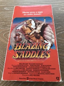 BLAZING SADDLES VHS Tape Mel Brooks Gene Wilder - Picture 1 of 3