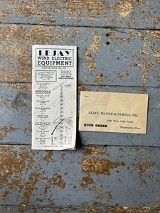 1930s LeJay Wind Electric Equipment Catalog #21 Wind Charger W/ Envelope - Picture 1 of 8