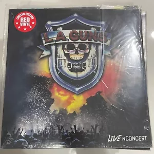 LA GUNS: Live in Concert Red Coloured Vinyl (LP) New & Sealed +Rock + Metal - Picture 1 of 4