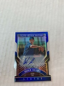 Andrew Faulkner 2015 Elite Extra Edition Auto Status Card #159 Serial #17/50