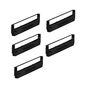 5 cintas negras para EPSON R3000 4000 5000 L1000 LQ400 LQ450 LQ305KT LQ580K+ 942N - Imagen 1 de 1