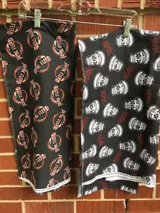 AC/DC And Pink Floyd Logo Fabric Lot 2 Pieces 18x41 Inches Each Rock Metal - Picture 1 of 7