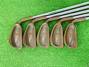 Ping Eye 2 Beryllium Copper iron 2-9+PW+SW RH Ping ZZ Lite Red Dot Shaft G12439 - Picture 1 of 9