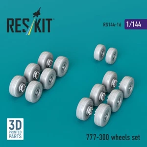 Boeing 777-300 Wheels set Scale 1:144 ResKit RS144-0016 for Aircraft Model Kit - Picture 1 of 3