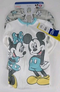 DISNEY BABY TRAVERSINE - Set di 2 - 12 mesi - Topolino e Minnie Super Morbide - NUOVE - Foto 1 di 6