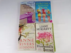 4 Contemporary Books Dorothea Benton Frank, Lianne Moriarty, Anne Rivers Siddons - Picture 1 of 3