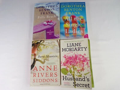 4 Contemporary Books Dorothea Benton Frank, Lianne Moriarty, Anne Rivers Siddons - Image 1 of 3