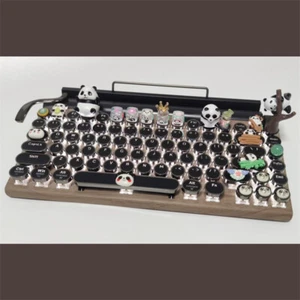 Panda Mechanical Keyboard Wired 83 Keys Wireless Bluetooth RGB Backlit Keypads - Picture 1 of 10