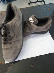 Hush Puppies Sneakers Comfort Bounce Technology Gray Leather Size 8 Womens Walk - Picture 1 of 6