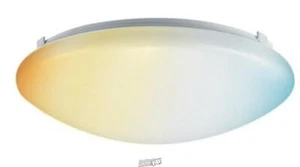 11 in. Dimmable Selectable Integrated LED Puff Flush Mount Light Globe Electric - Picture 1 of 3
