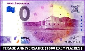 UEVB / ARGELES-SUR-MER / BILLET 0 € / NULL EURO-SCHEIN 2021-1* - Picture 1 of 1