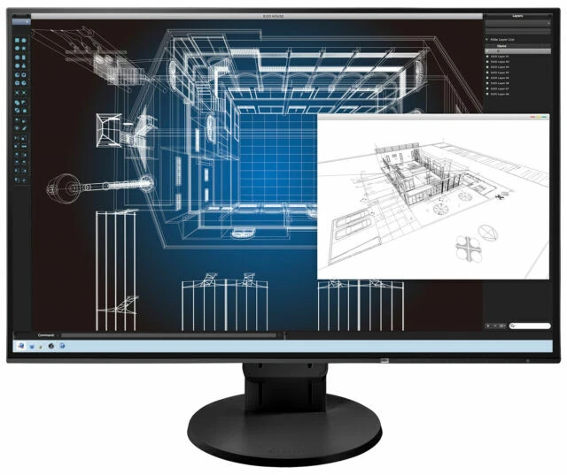 EIZO FlexScan EV2456 24,1 Zoll LCD-Monitor - Schwarz (EV2456-BK)