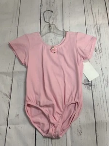 Talla 2T Rosa Baile Gimnasia Jugar Vestir Body Leotardo Disfraz Nuevo con Etiquetas - Imagen 1 de 3