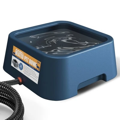 Heated Water Bowl for Dog & Cat, 3 L/ 101 oz Heated Dog Bowl for Winter, Heat... Foto 1 de 4