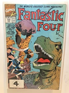 Fantastic Four #346 1990 “The F.F. Battle For Their Lives…!” Comic Book - Picture 1 of 3